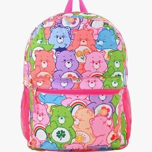 NWOT Care Bears Characters Backpack for School - 16" Small Kids Bookbag